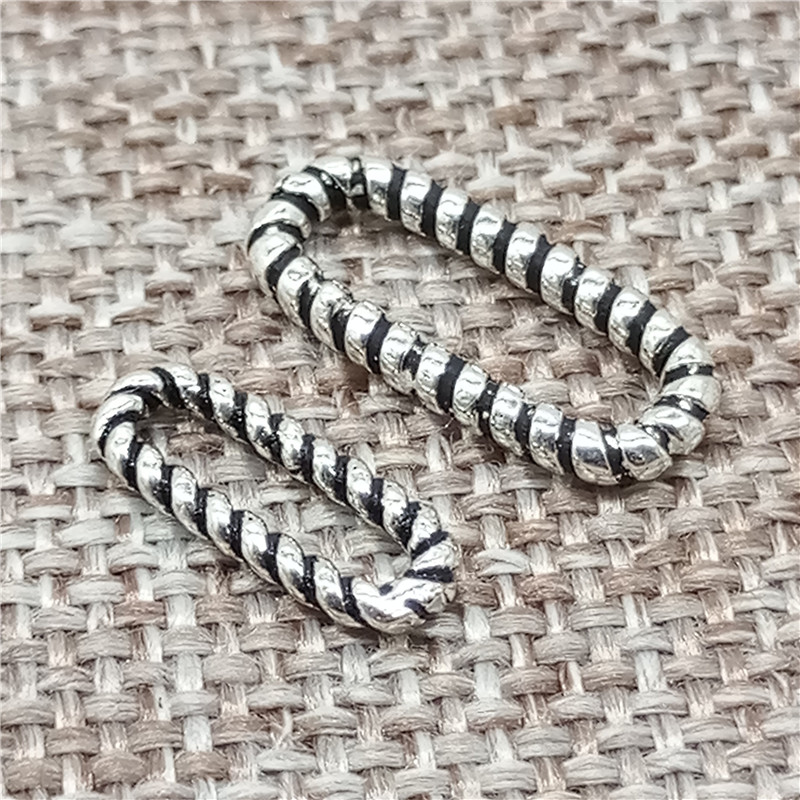 Sterling Silver Ring - 5 stuks ovaalvormige, gesloten ringen met