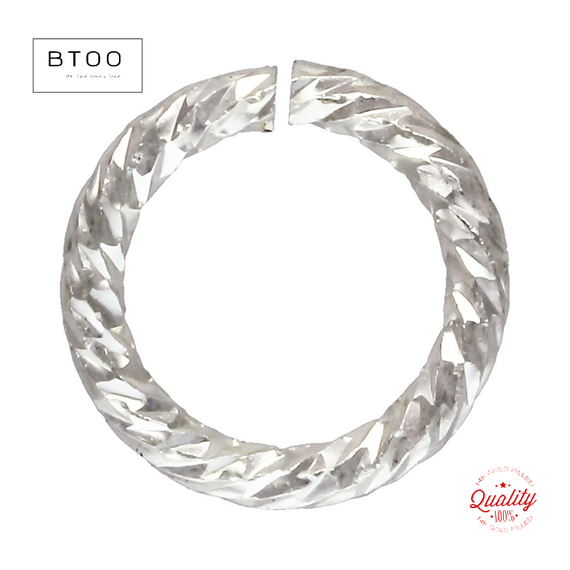 Sterling Silver Ring - 925 Sterling Zilver Twist Ringetjes, Open