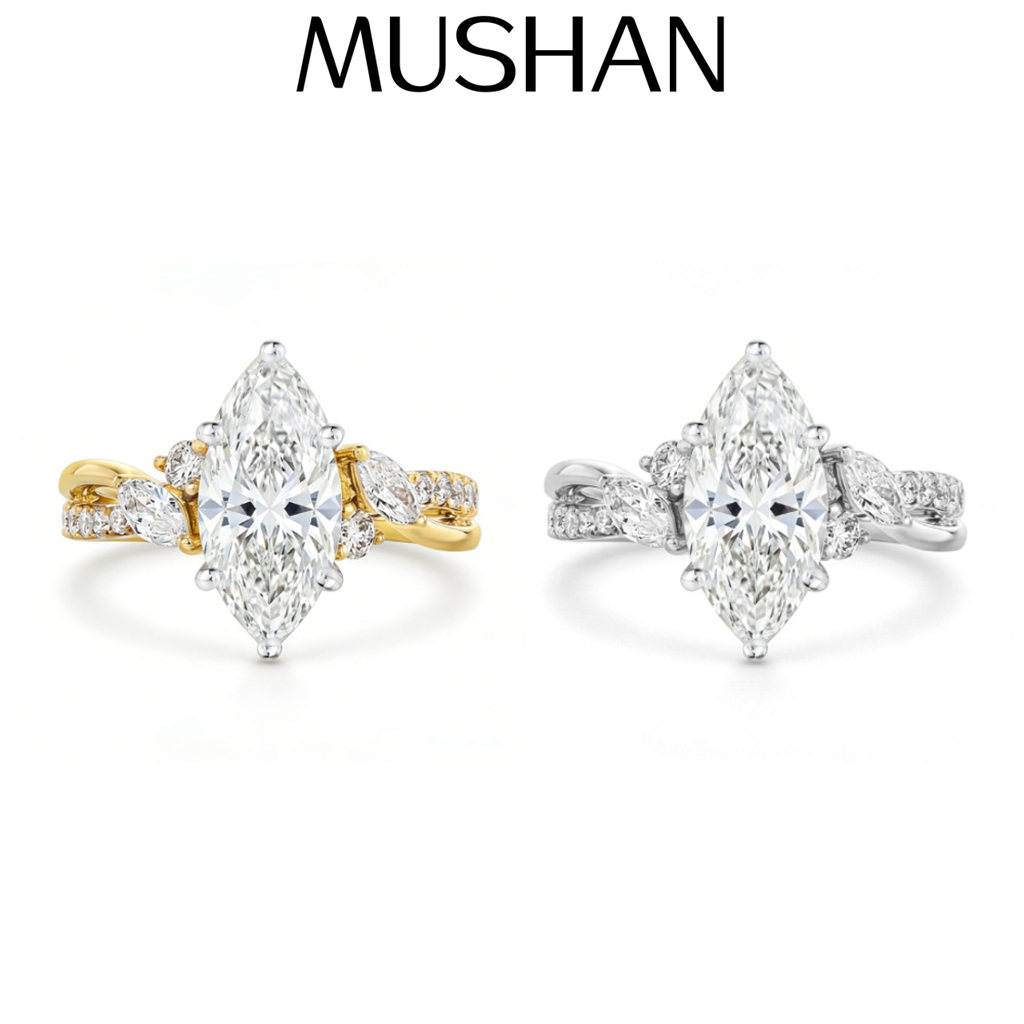 Sterling Silver Ring - MUSHAN Op maat gemaakte sieraden 925