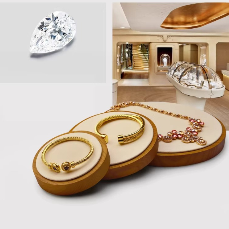 Jewelry Store For Watches - Massief houten sieradenschaal voor horloges, ringen,