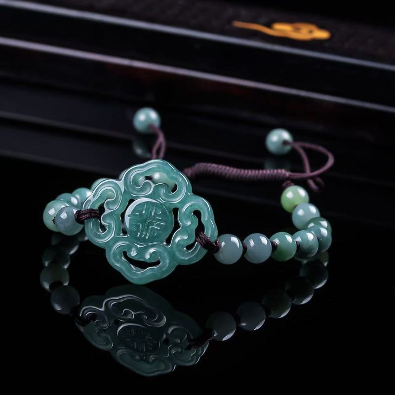 Jewelry & Watches Spółka Z Ograniczoną Odpowiedzialnością - Natuurlijke Jadeiet A-kwaliteit Armband Origineel Ontwerp