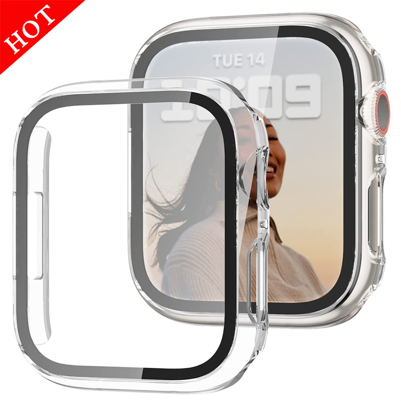 Jewelry Smart Watches - Glas + Cover Voor Apple Horloge