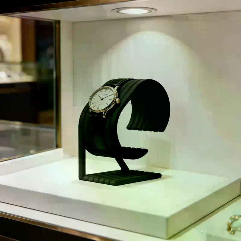 Jewelry Store For Watches - Luxe marmeren horlogestandaard voor 2 horloges