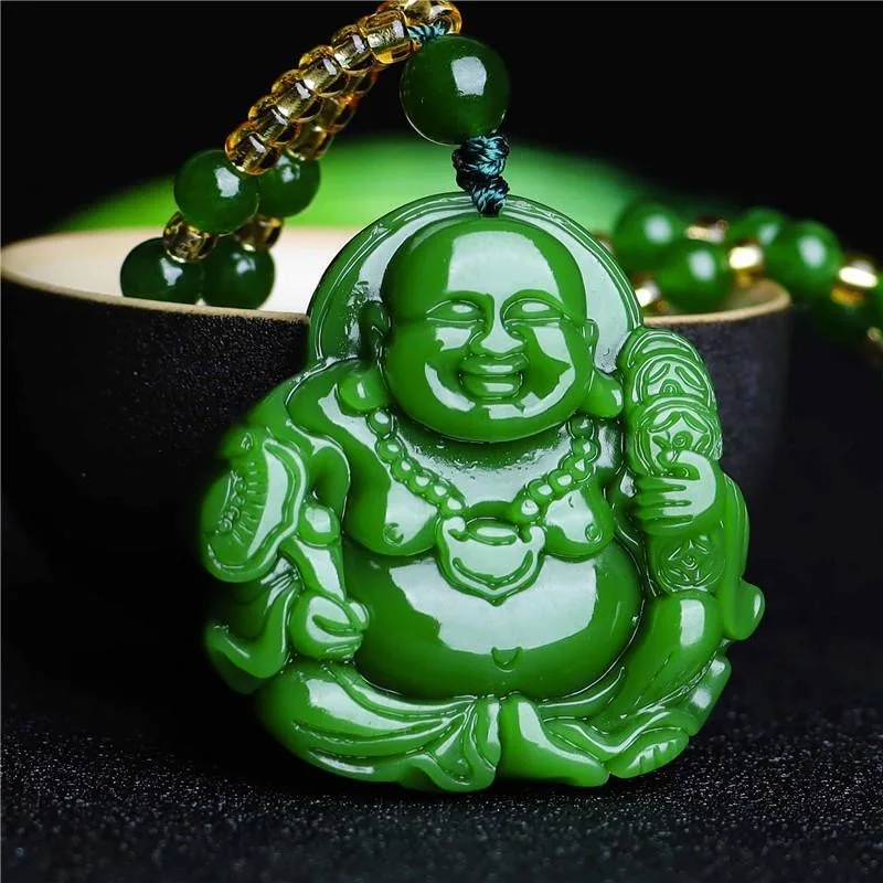 Chinese Groene Jade Maitreya B - Jewelry & Watches Spółka Z Ograniczoną Odpowiedzialnością recensie en prijs