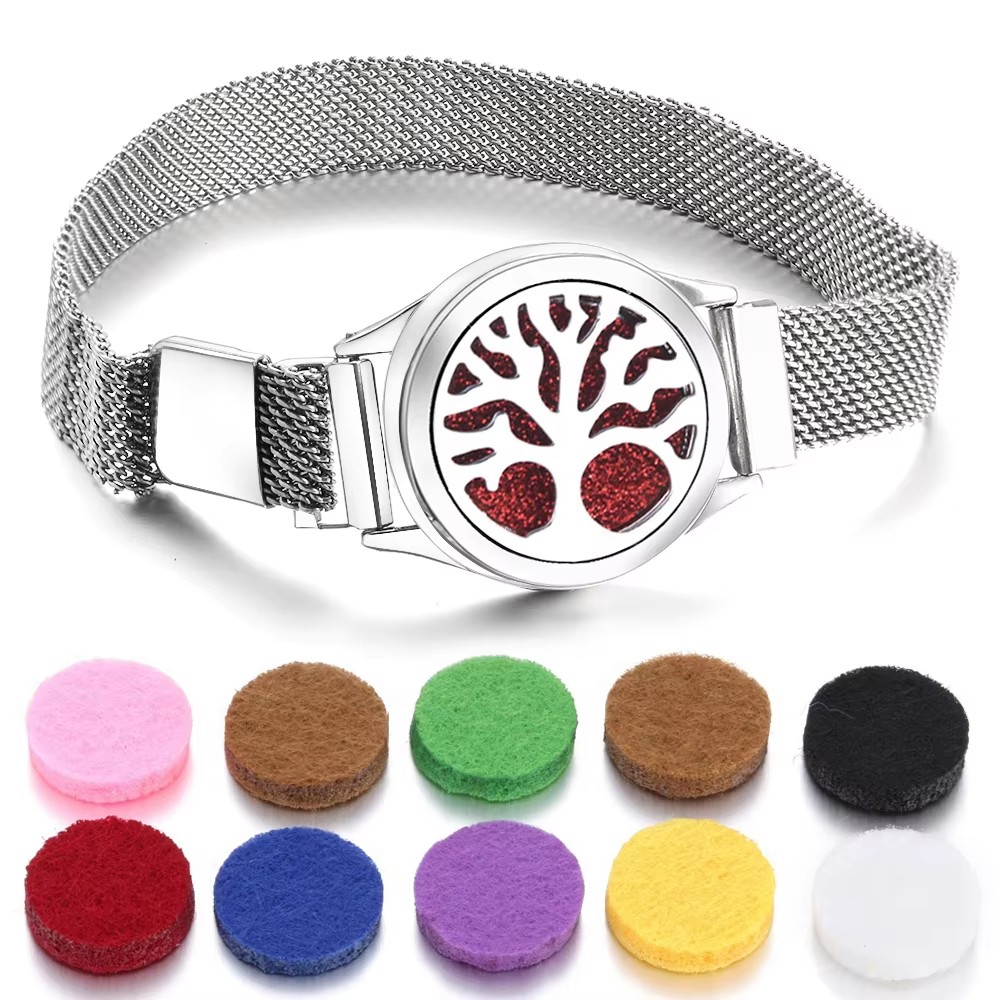 28 mm hoogwaardige aromatherap - Jewelry Essentials Watches recensie en prijs