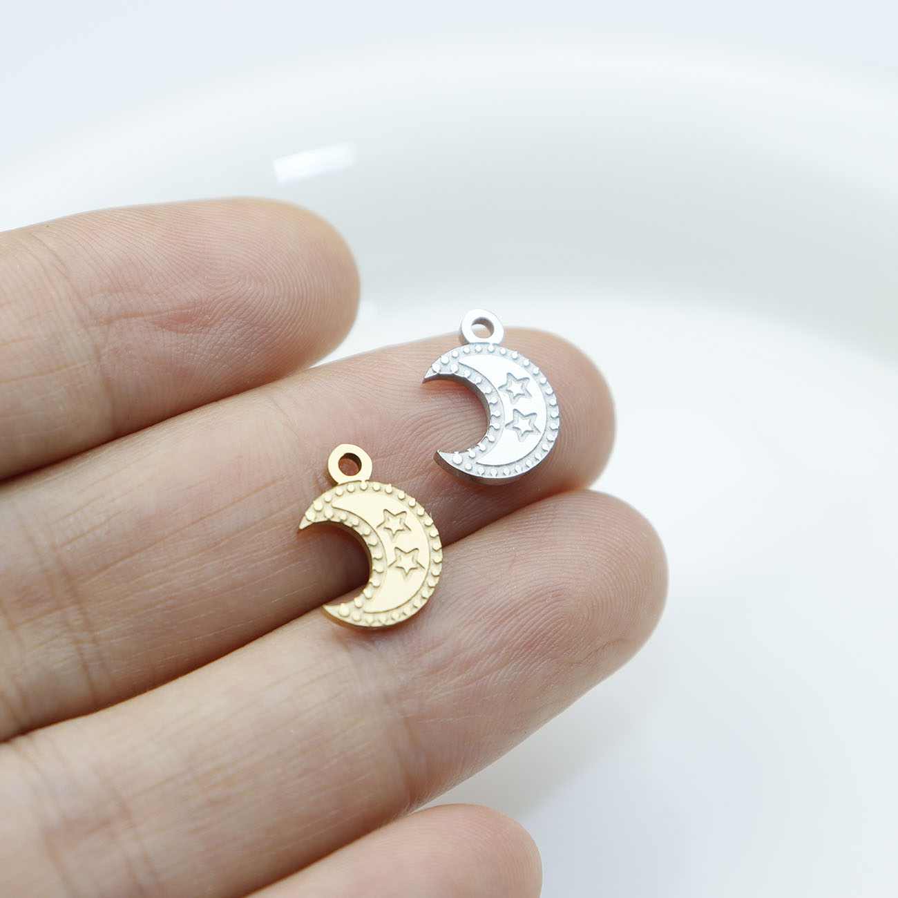 5 stuks roestvrij staal maan h - Moon Star Earrings recensie en prijs