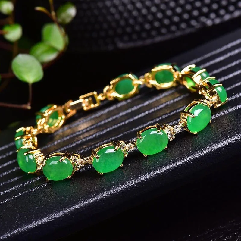 Natuurlijke Groene Jade Agaat  - Jewelry & Watches Spółka Z Ograniczoną Odpowiedzialnością recensie en prijs