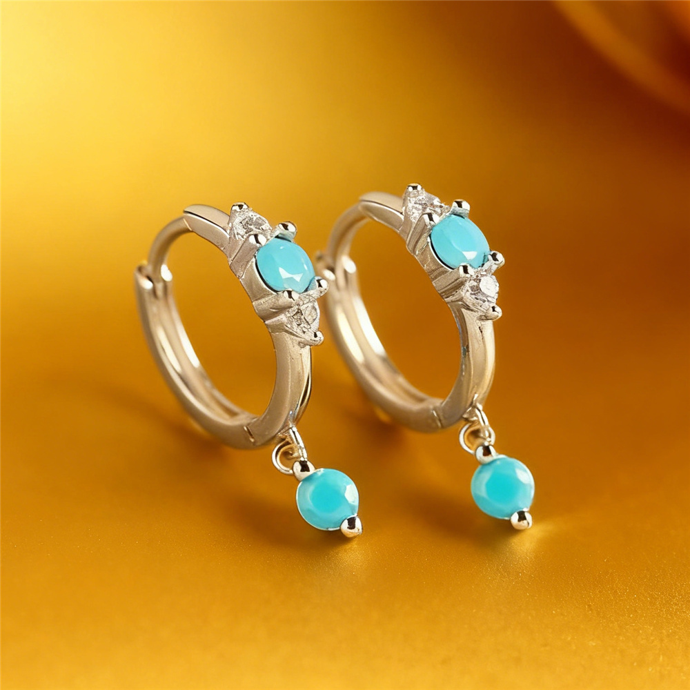 Leuke vrouwelijke gesimuleerde - Turquoise Stone Ring recensie en prijs