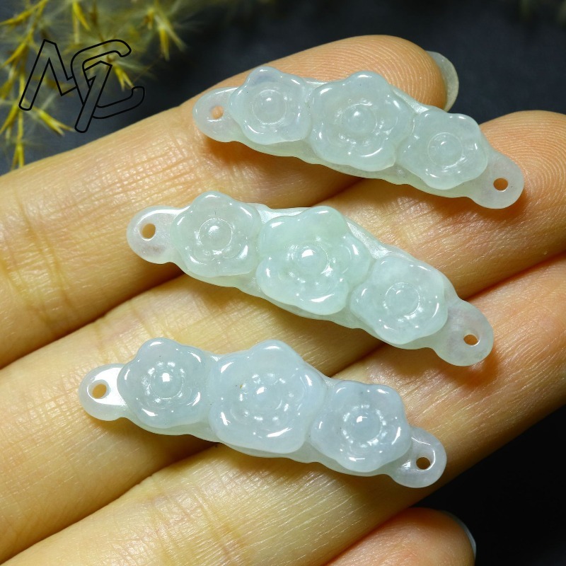 1pc Natuurlijke Jadeïet Smarag - Jewelry & Watches Spółka Z Ograniczoną Odpowiedzialnością recensie en prijs