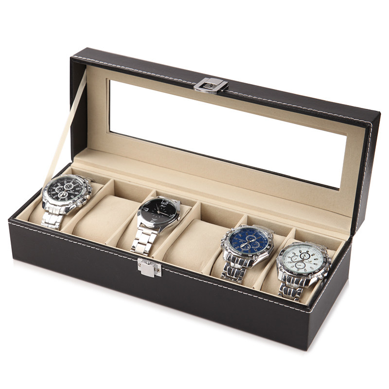 Europese lederen horloge-opber - Jewelry And Watches Box recensie en prijs