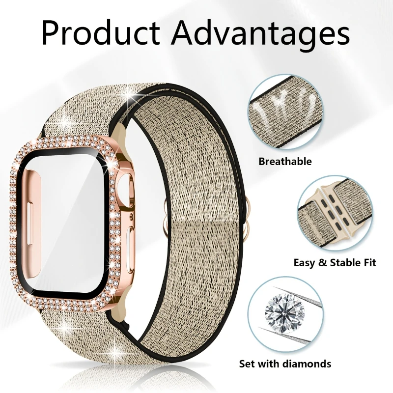 Band + hoesje voor Apple Watch - Jewelry Smart Watches recensie en prijs