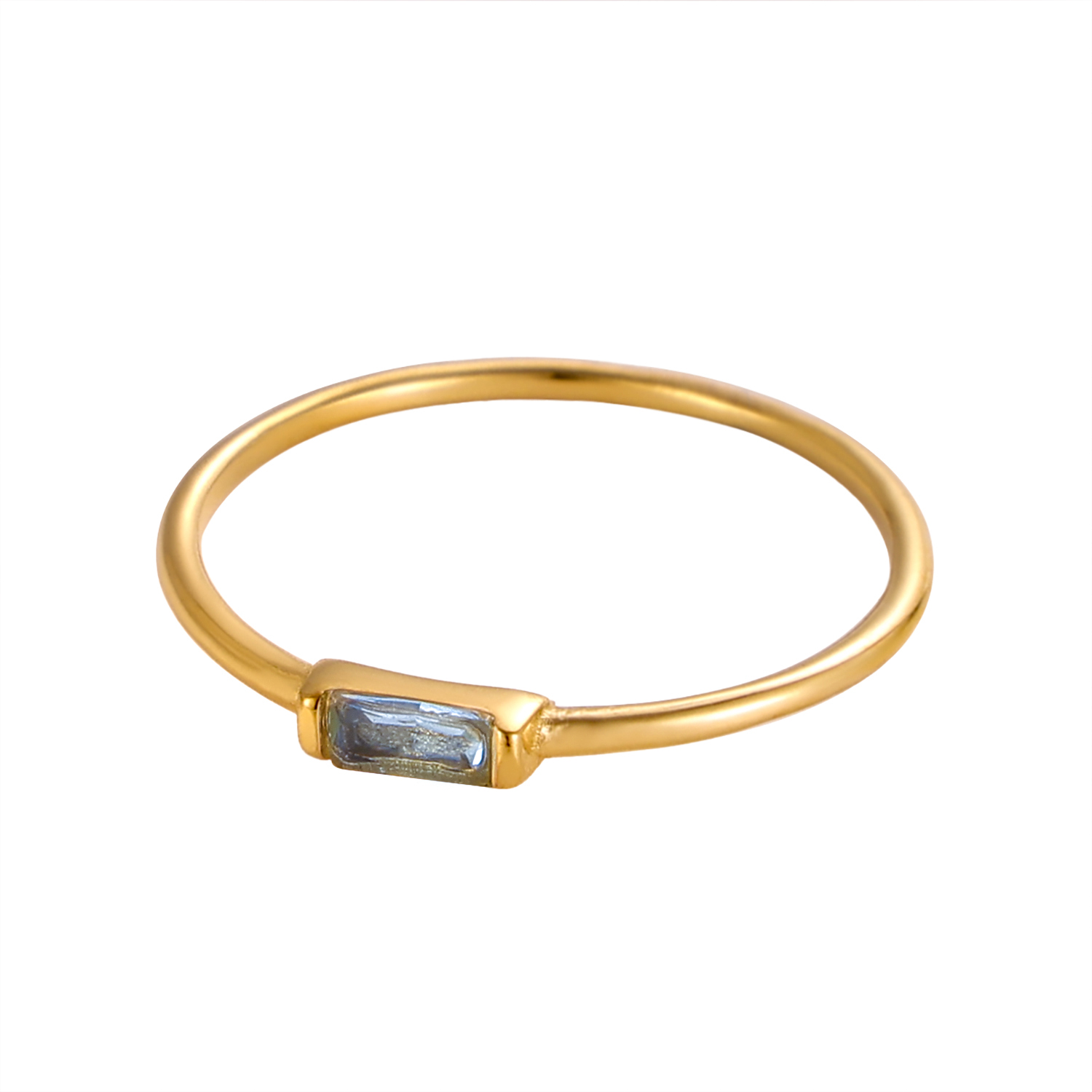 CARLIDANA minimalistische 18K  - Birthstone Ring Set recensie en prijs