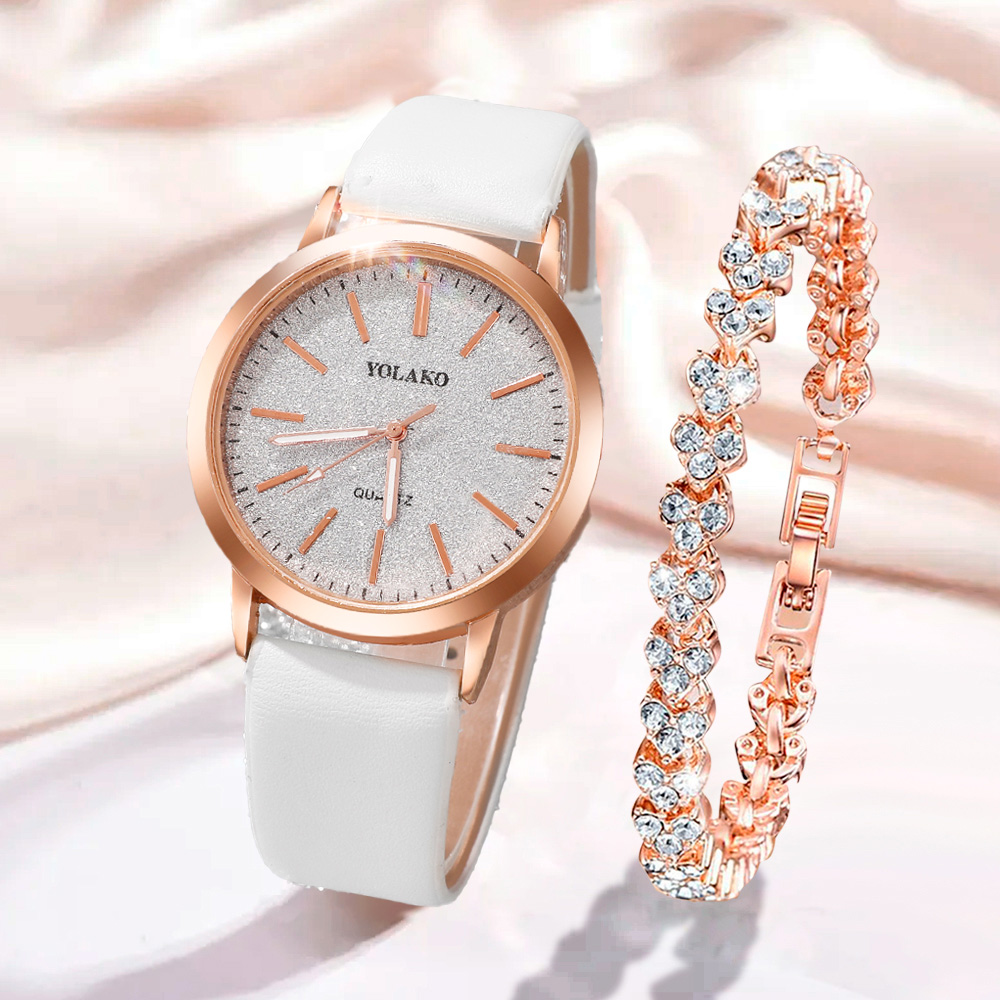 Modieuze 2-delige quartz horlo - Jewelry Watch Making recensie en prijs