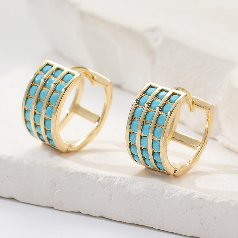 Inleg vierkante imitatie blauw - Turquoise Stone Ring recensie en prijs