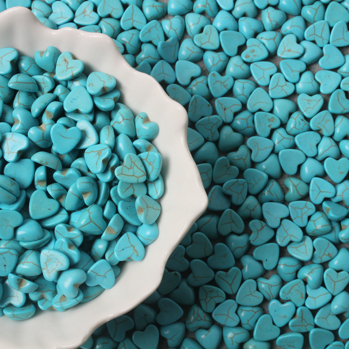 100 stuks effen blauw turkoois - Turquoise Stone Ring recensie en prijs