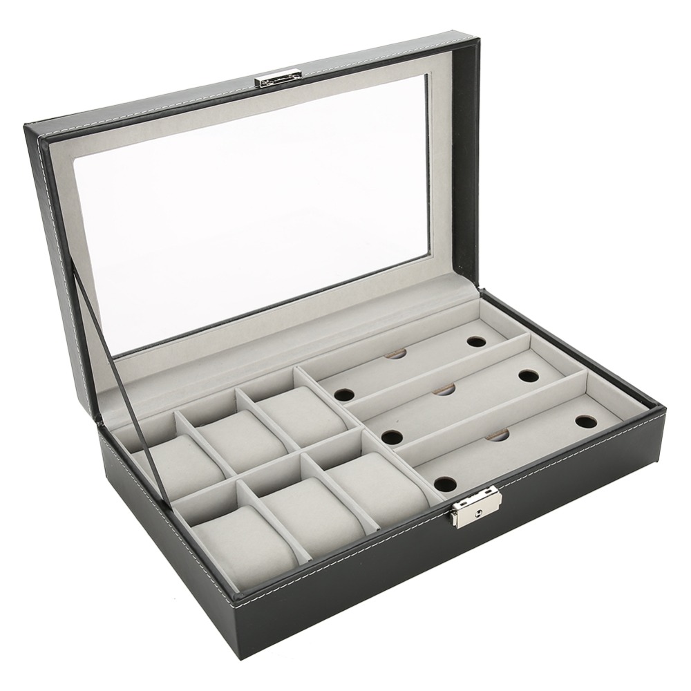 Hoogwaardige PU lederen opberg - Jewelry Eyewear Watches & Accessories recensie en prijs