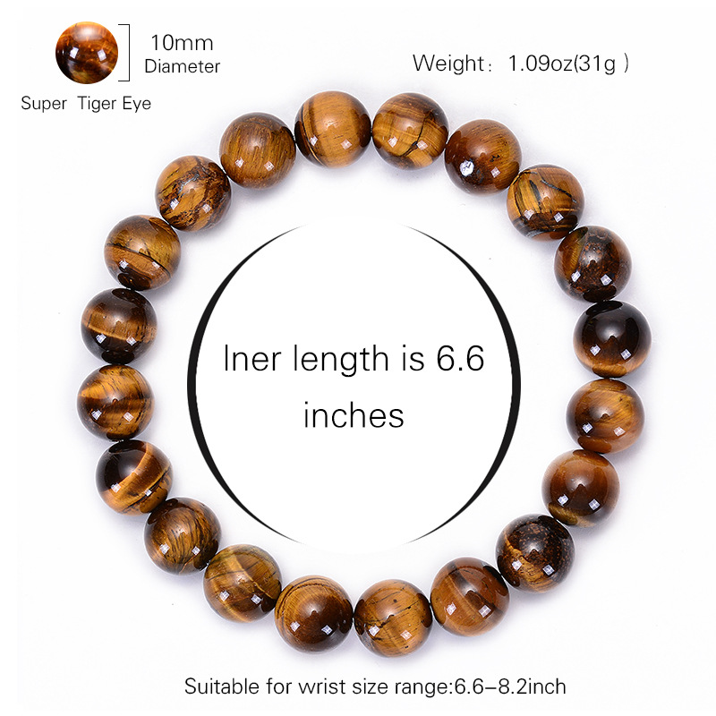 1pc Fashion Tijgeroog Armbande - Gemstone Bracelet Healing recensie en prijs