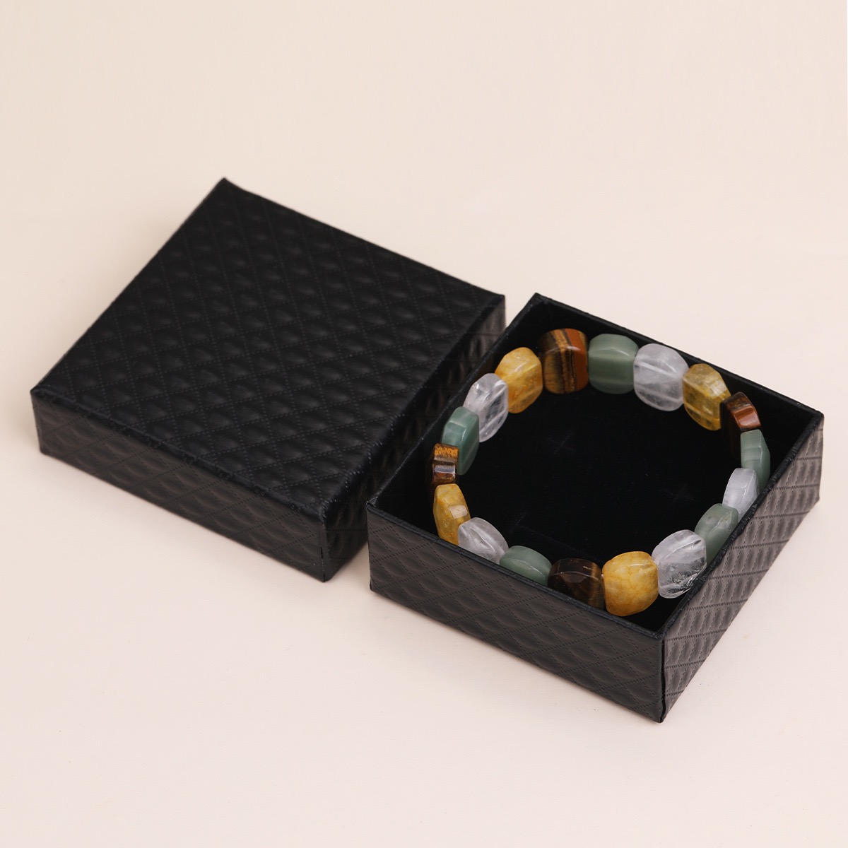 100% natuurlijke platte tegelk - Gemstone Bracelet Healing recensie en prijs